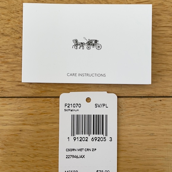 Sparkly Coach Wristlet Purse - Picture 5 of 6